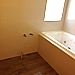 Bathroom Tiling - Floor and Wall Tiling, rectified tiles and wood floor